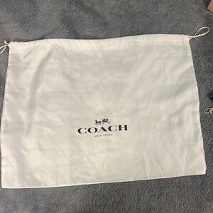 Coach White Storage Bag